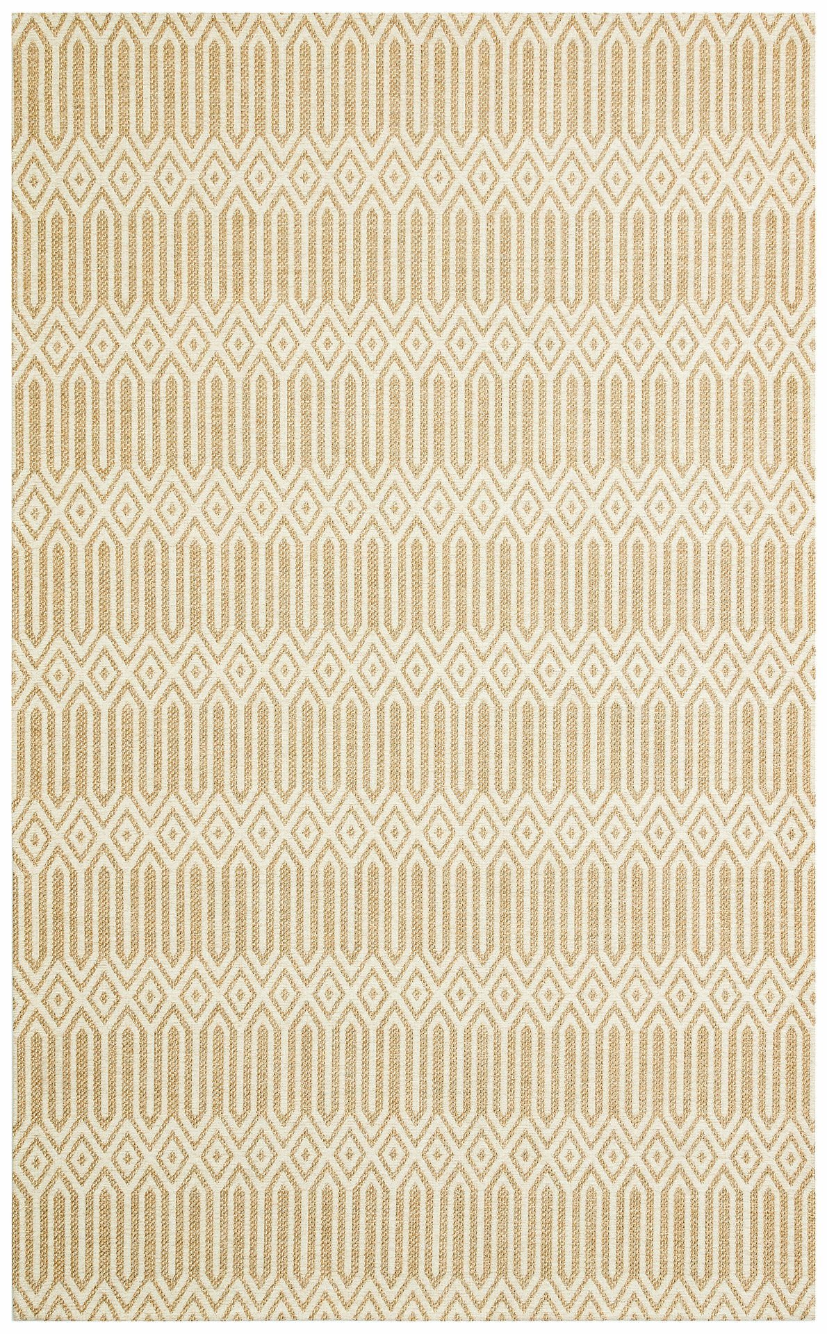 BROOKLYN BRK 10 NATURAL IVORY Hasır Görünümlü Kaymaz Renkli Dokuma Modern Kilim