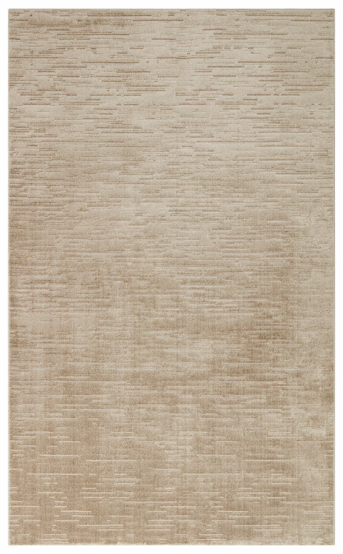 MISSORI MSR 05 BEIGE Hav Toz Vermez Sade Desenli Yumuşak Dokulu Modern Makine Halısı