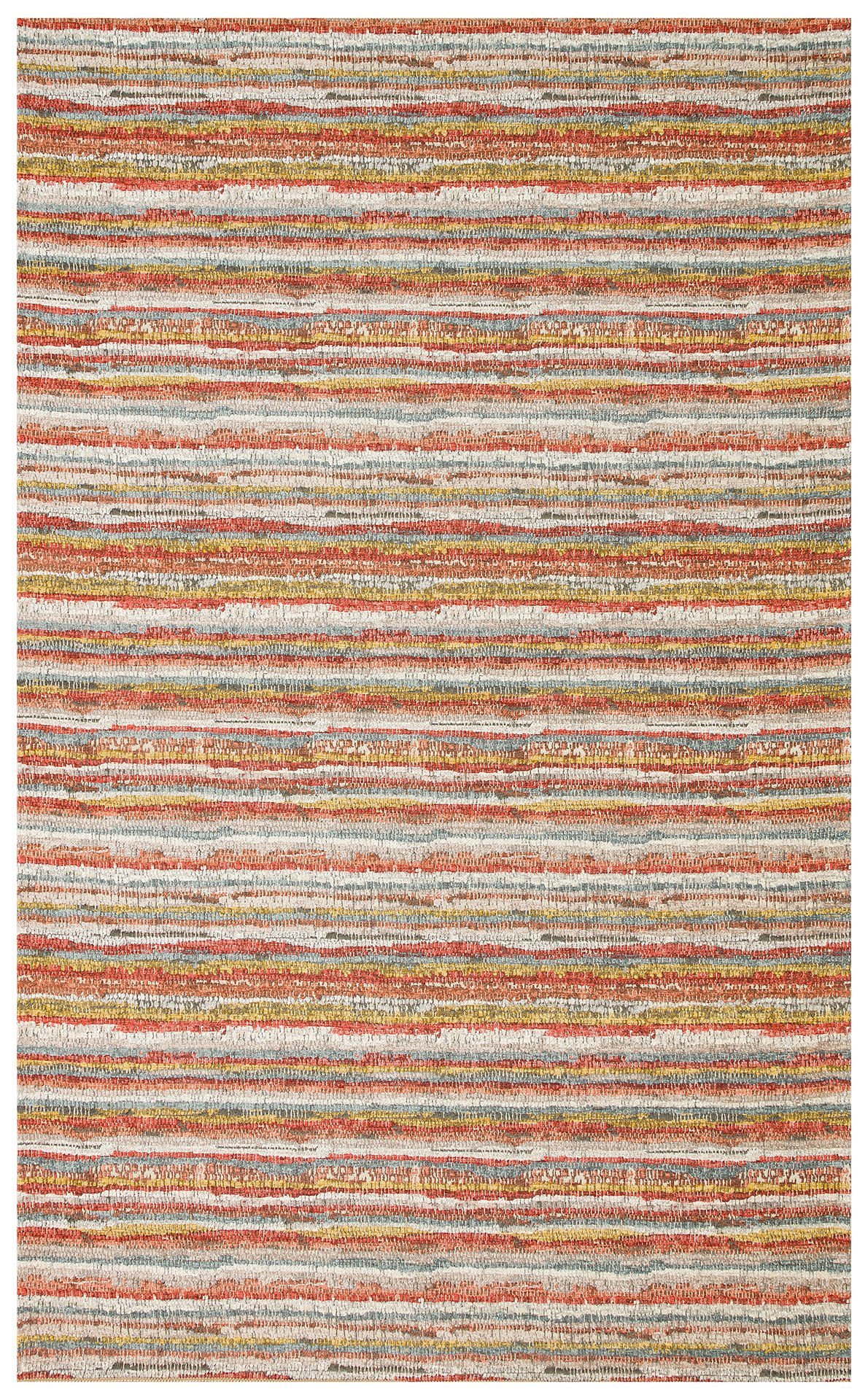 BROOKLYN BRK 12 MULTY Hasır Görünümlü Kaymaz Renkli Dokuma Modern Kilim