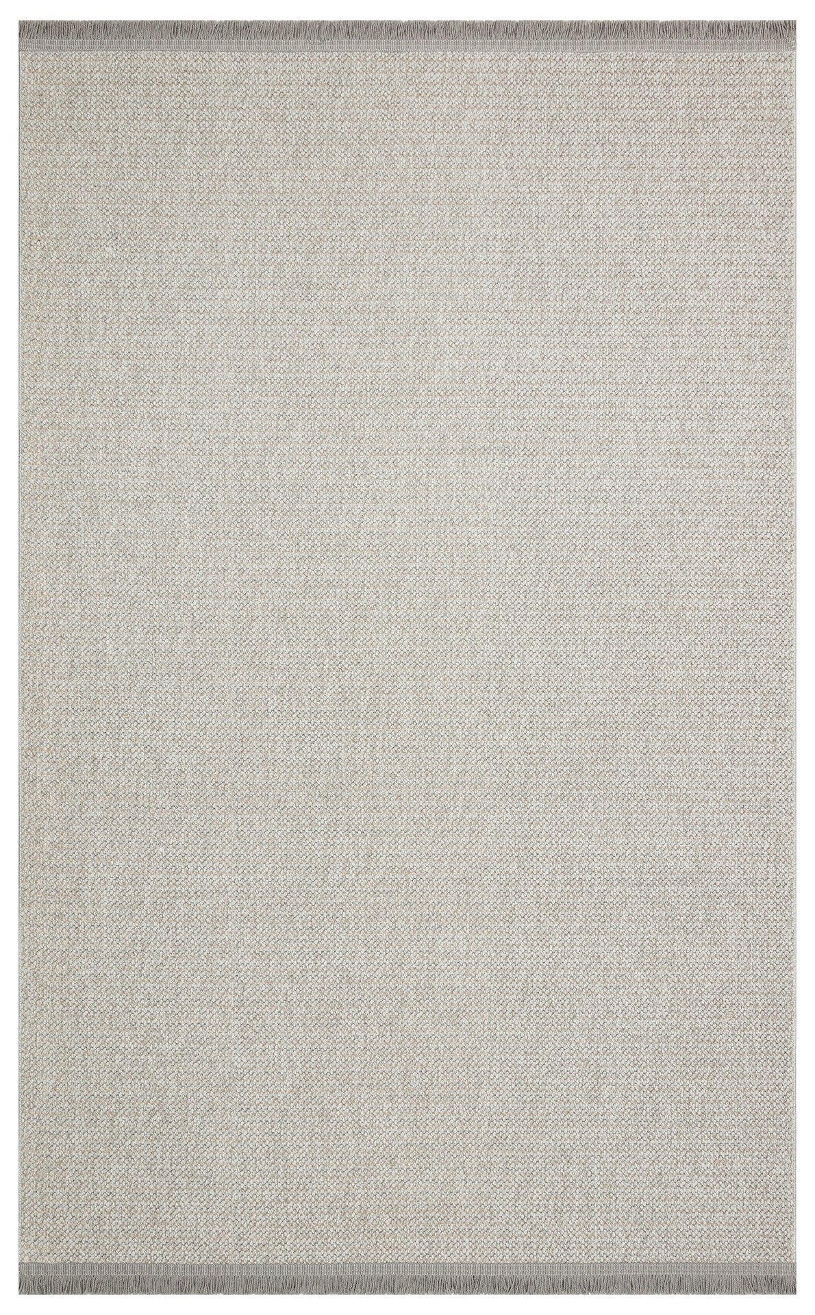 MOTTO MOT PLAIN GREY Yumuşak Tuşeli Örgü Dokuma Modern Makine Halısı