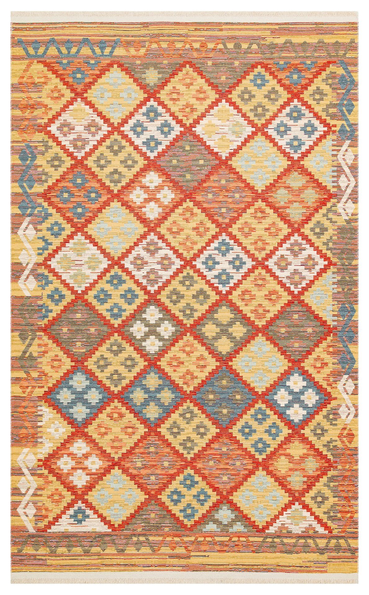 NOMAD NMD 05 TERRA Çift Taraflı Kullanıma Uygun Yıkanabilir Otantik Kilim