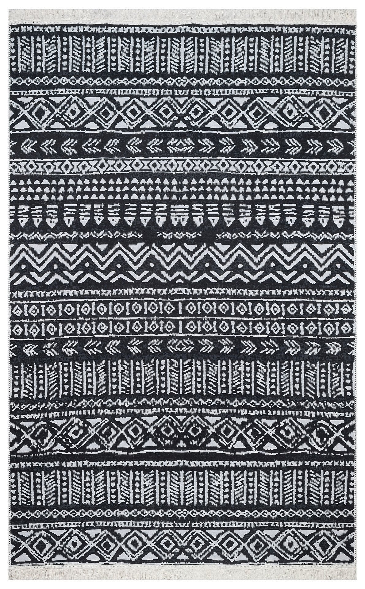 ARYA AR 03 BLACK Hav Toz Vermez Kilimler & Baskı Halılar Dokuma Yıkanabilir