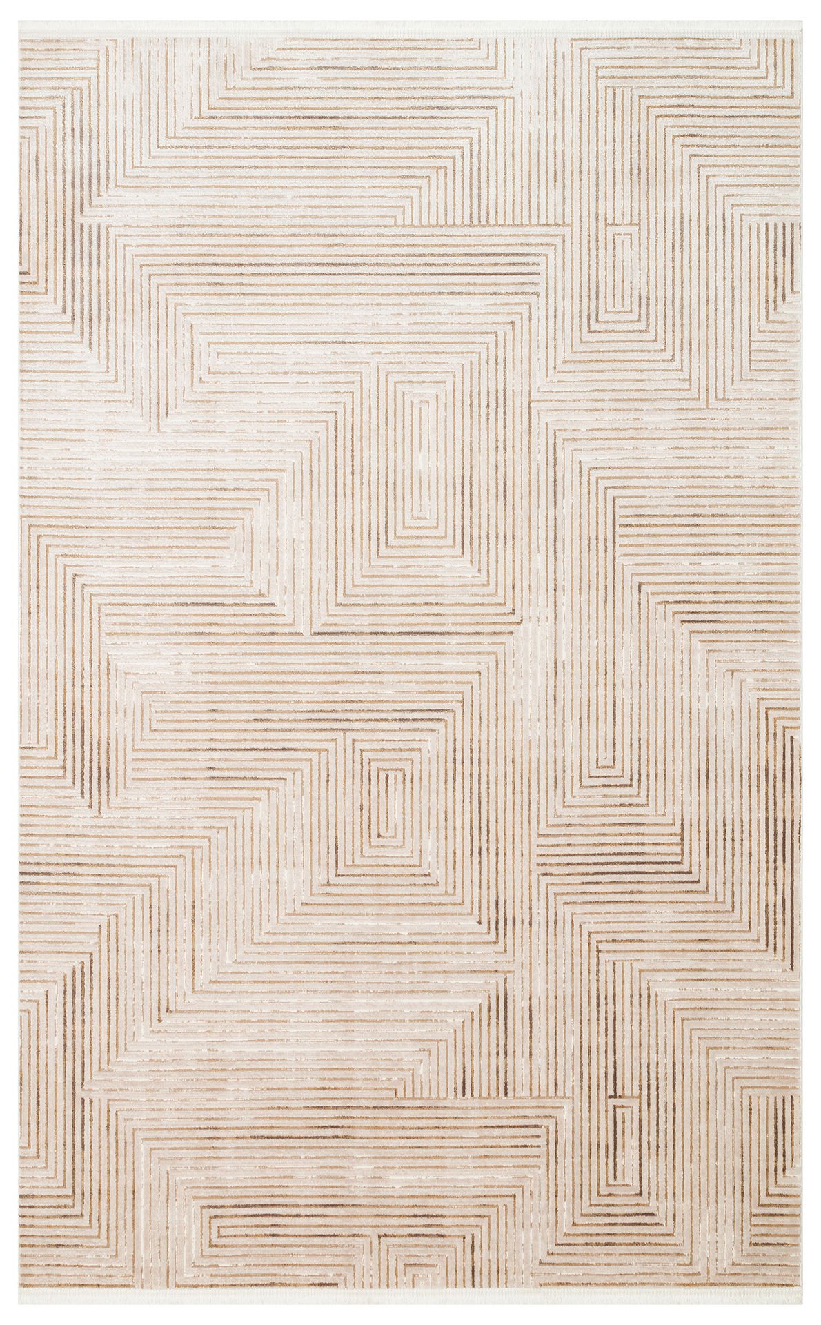 LYKIA LKY 02 VIZON BEIGE Sade ve Modern Akrilik Makine Halısı