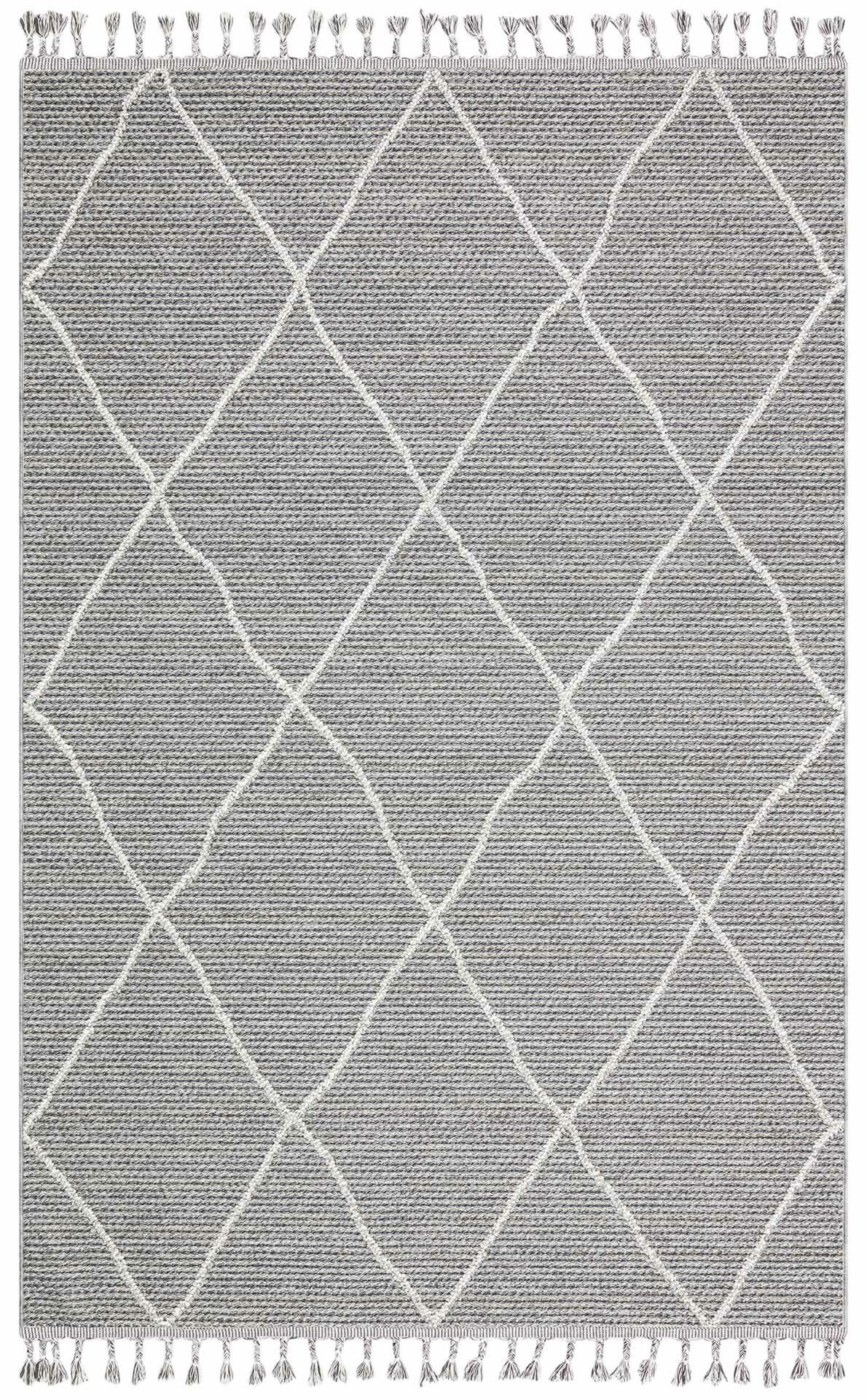 SOHO SH 02 GREY Hav Toz Vermez Hasır Dokuma Modern Makine Halısı