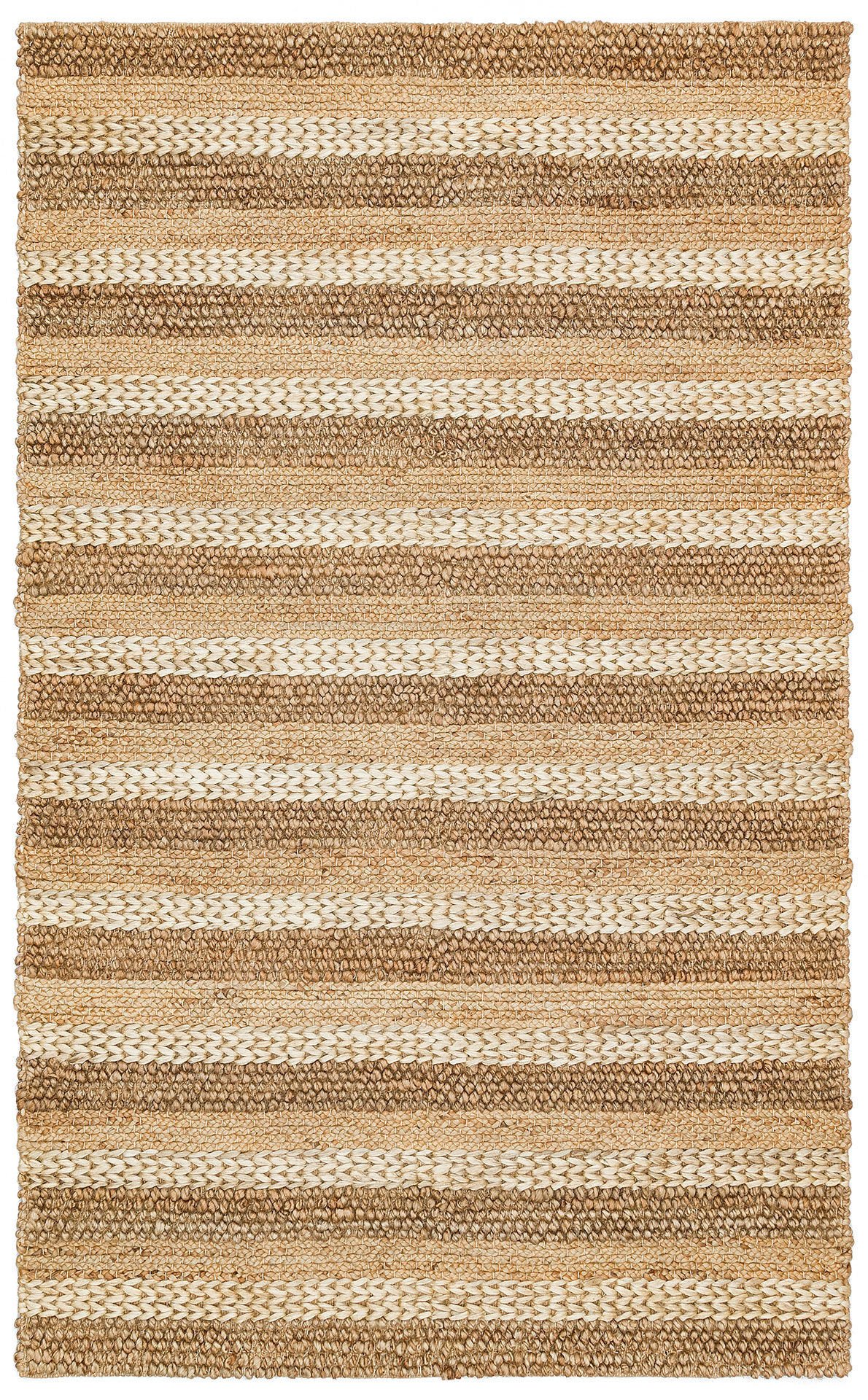 NETRA S-1410 NATURAL XW Farklı Örgü Dokusuna Sahip El Dokuma Naturel Jüt Hasır Halı
