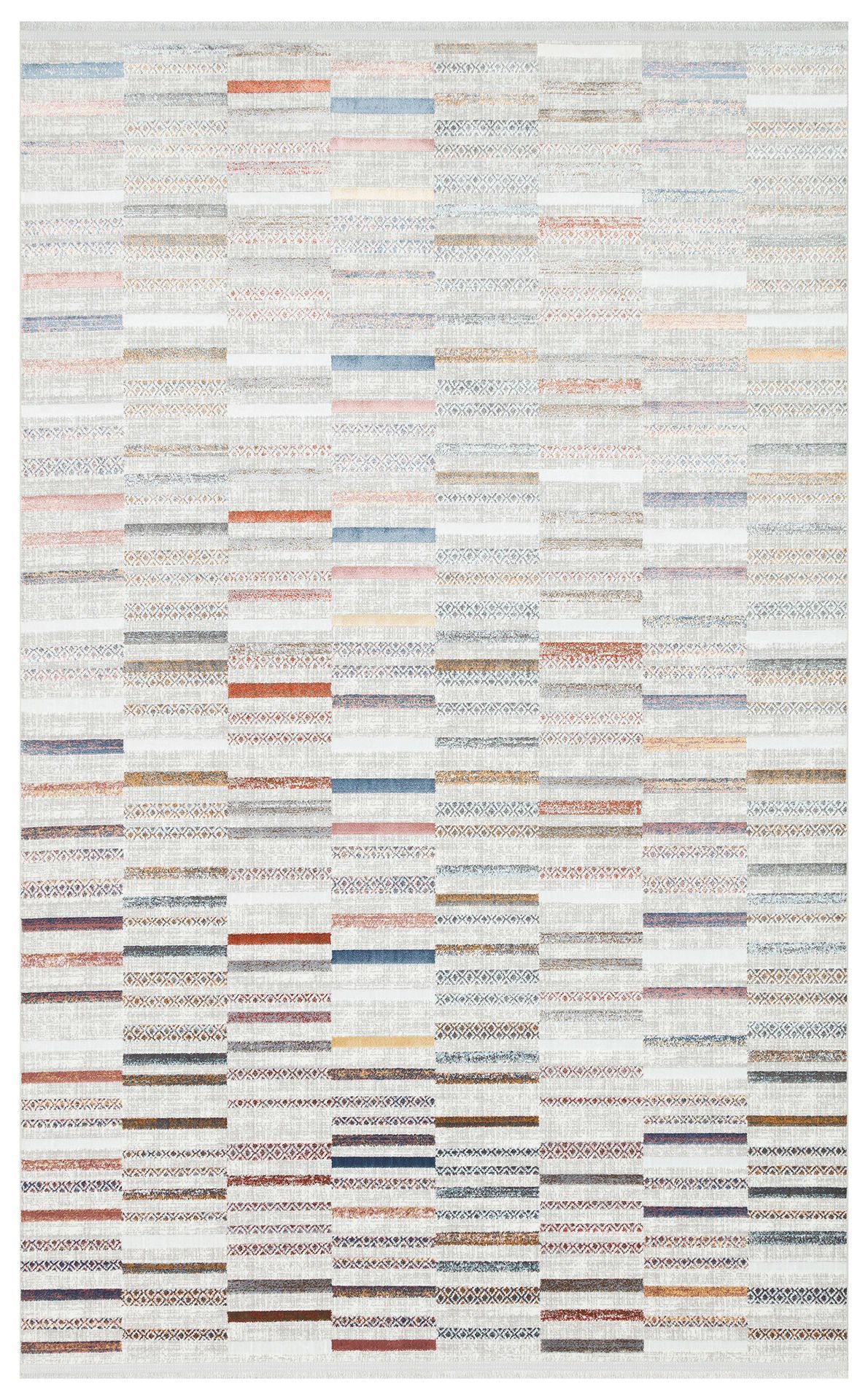 SATEEN ST 110 MULTY Hav Toz Vermez Yıkanabilir Kaymaz İnce Dokuma Modern Halı