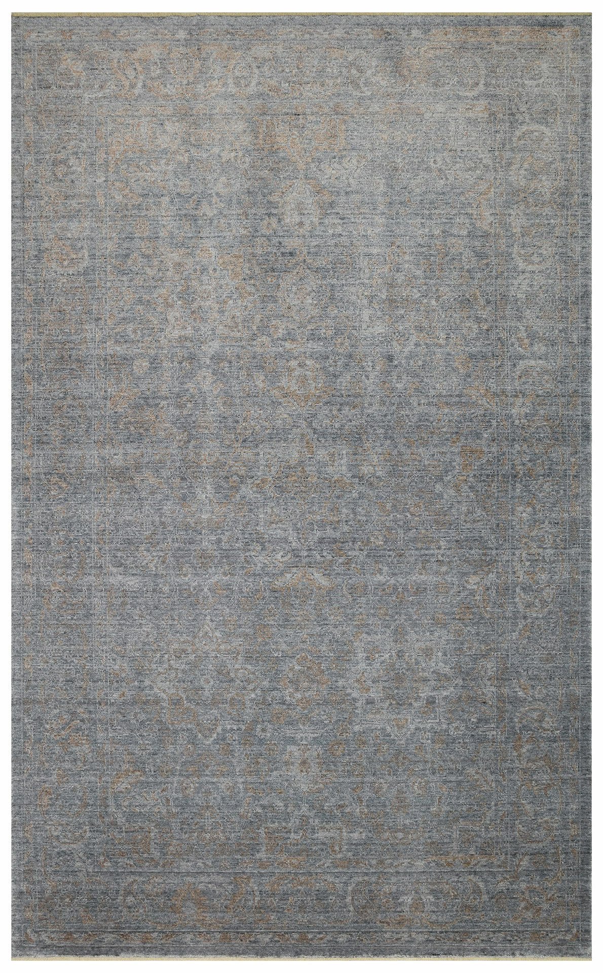TAFTAN TF 02 D.GREY BRONZE Pakistan Overdyed Tarzı Özel Hav Vermeyen ve El Emeği ile Özel Tezgahlarda Üretilen Uşak Halısı