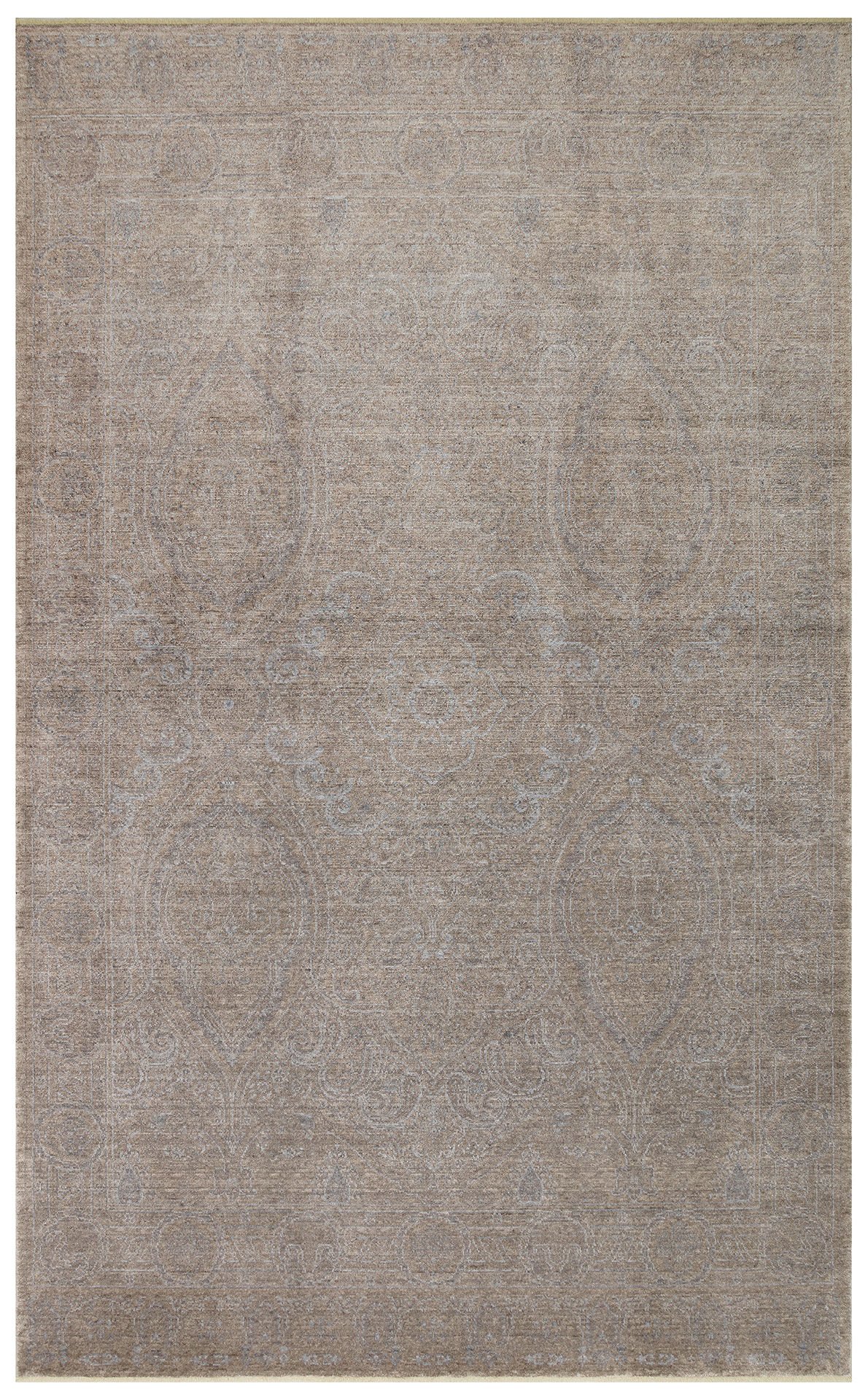 TAFTAN TF 03 BEIGE Pakistan Overdyed Tarzı Özel Hav Vermeyen ve El Emeği ile Özel Tezgahlarda Üretilen Uşak Halısı