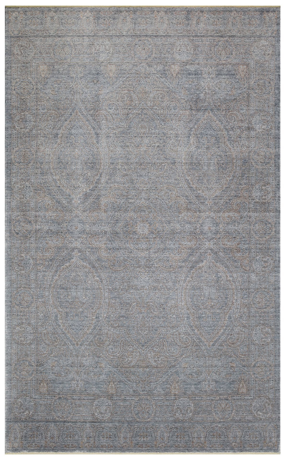 TAFTAN TF 03 D.GREY BRONZE Pakistan Overdyed Tarzı Özel Hav Vermeyen ve El Emeği ile Özel Tezgahlarda Üretilen Uşak Halısı