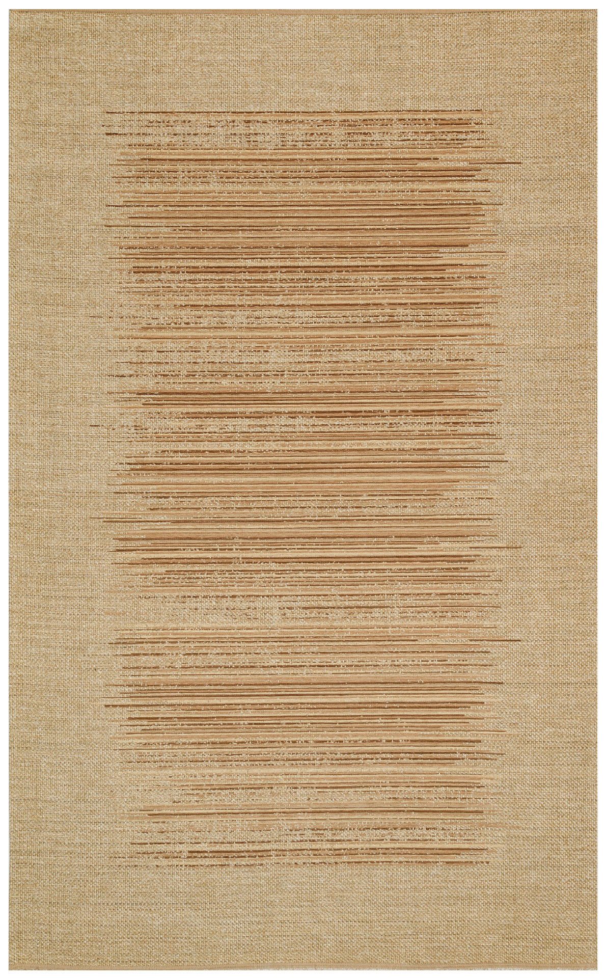 BROOKLYN BRK 02 NATURAL BEIGE Hasır Görünümlü Kaymaz Renkli Dokuma Modern Kilim