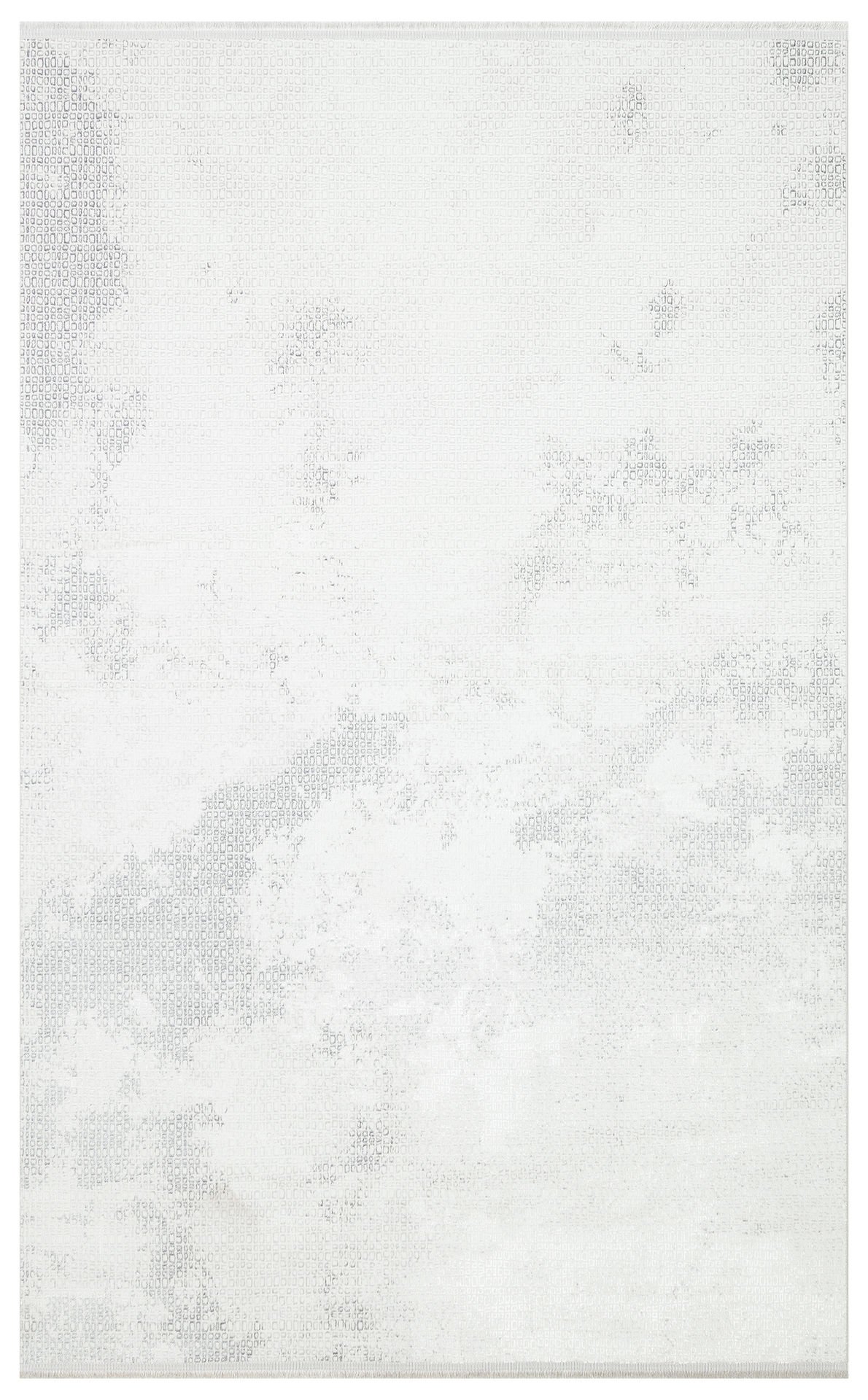 SATEEN ST 108 CREAM GREY Hav Toz Vermez Yıkanabilir Kaymaz İnce Dokuma Modern Halı
