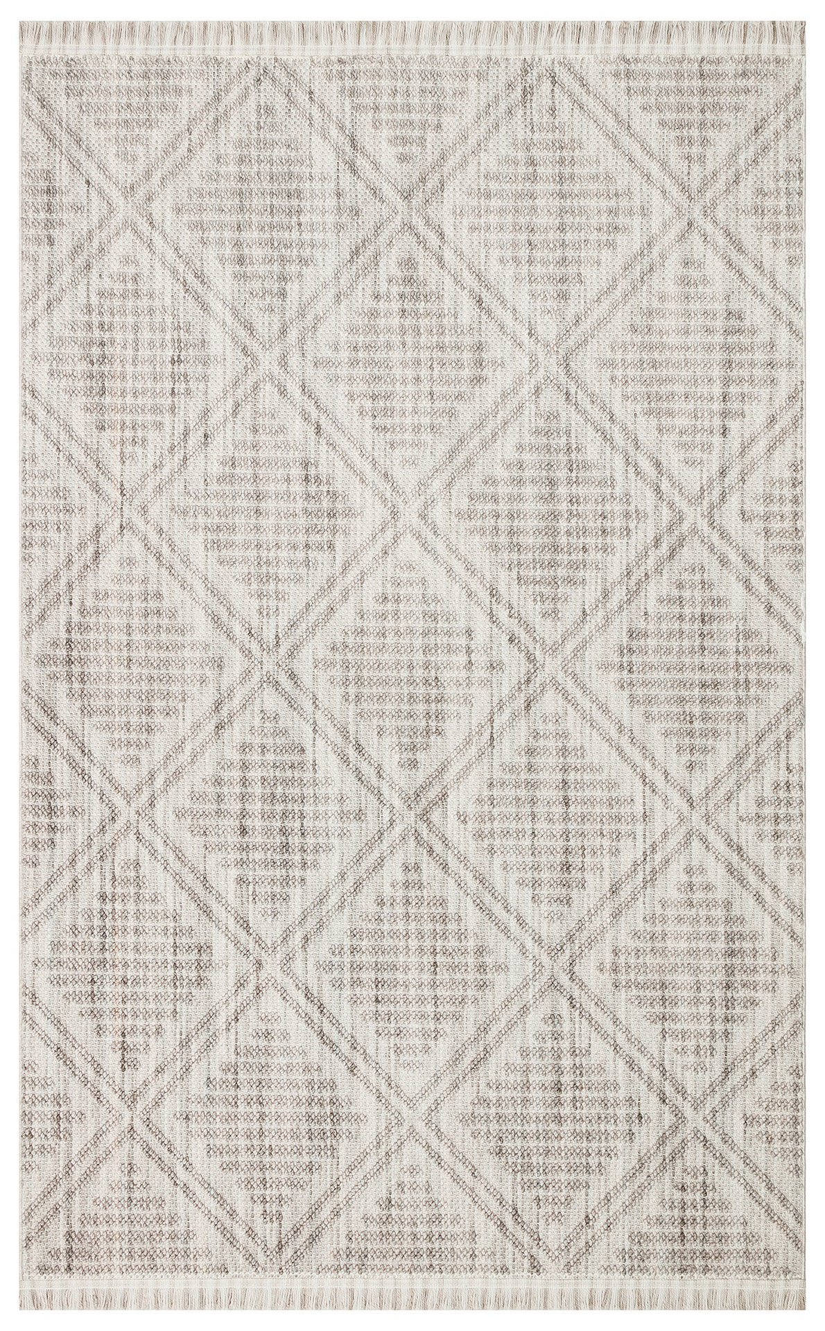 COZY CZY 03 GREY SILVER Hav Toz Vermez Modern Örgü Dokuma Makine Halısı