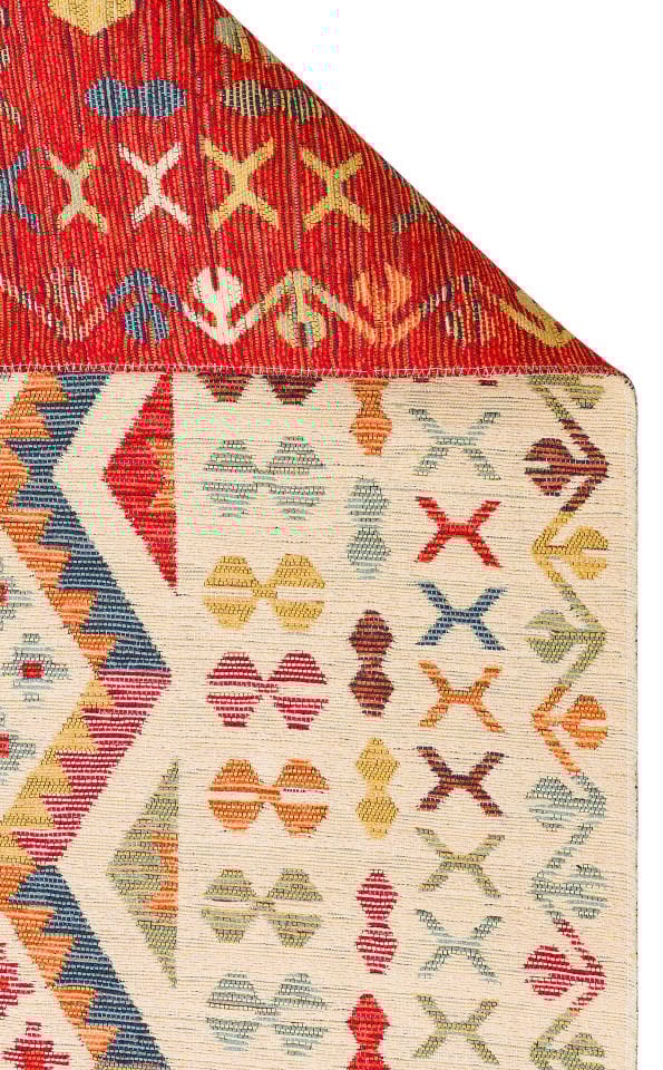 NOMAD NMD 08 LIGHT MULTY Çift Taraflı Kullanıma Uygun Yıkanabilir Otantik Kilim