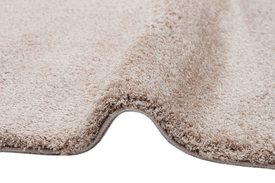 COMFORT 1006 BEIGE Kolay Kullanımlı Hav Toz Vermez Yumuşak Dokulu Modern Pofuduk Shaggy Halı