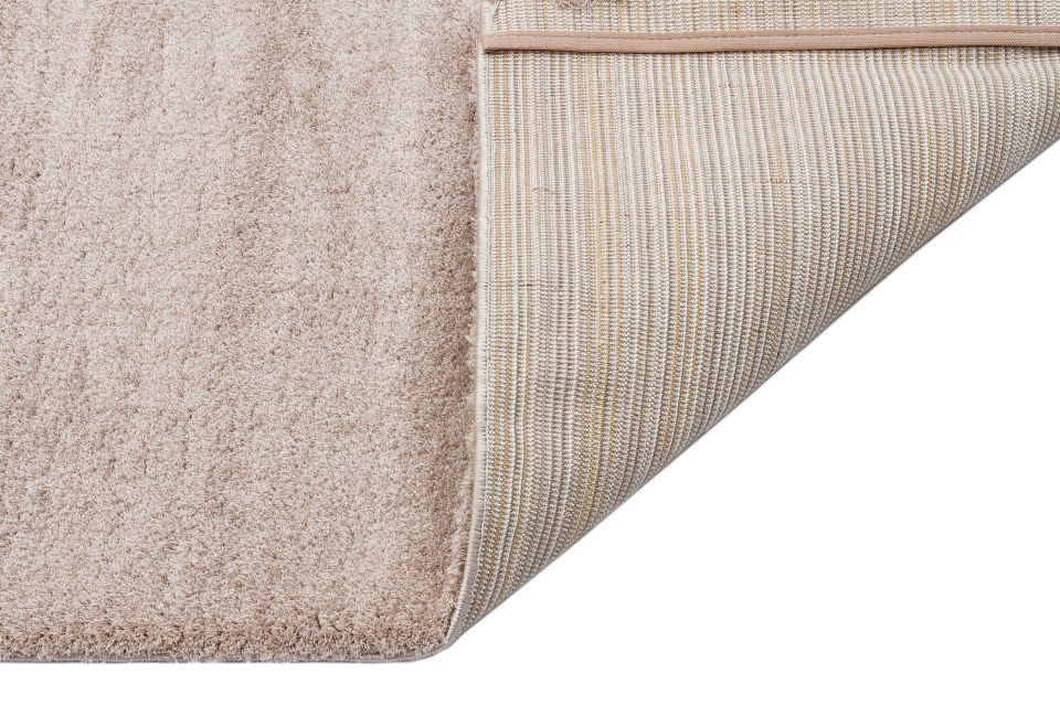 COMFORT 1006 BEIGE Kolay Kullanımlı Hav Toz Vermez Yumuşak Dokulu Modern Pofuduk Shaggy Halı