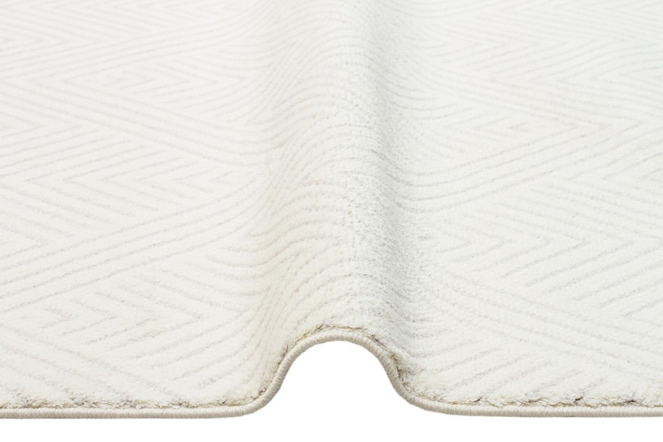 URBAN URB 01 WHITE Etnik Desenlere Sahip Hav Toz Vermez Yumuşak Dokulu Modern Halı