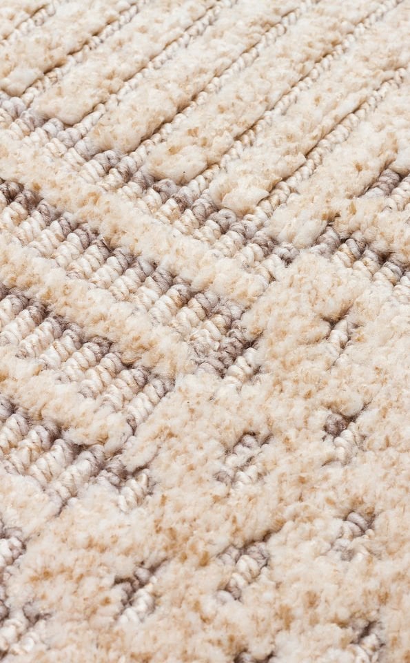 JOY JOY 05 BEIGE GOLD  Hav Toz Vermeyen Yumuşak Dokulu Etnik Desenlere Sahip Modern Halı
