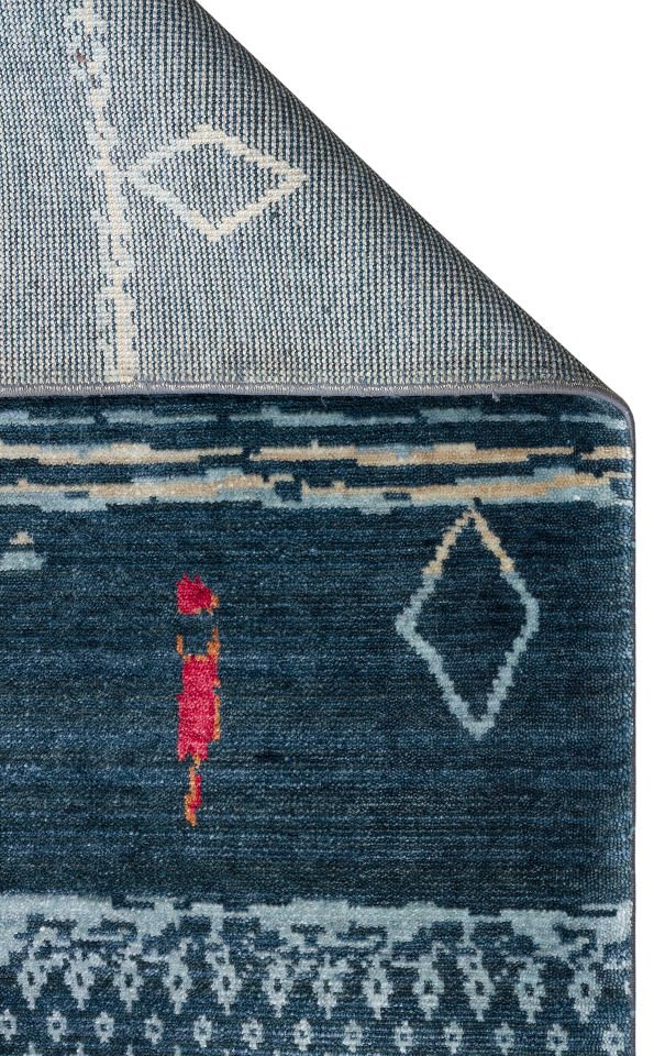 ZARA ZR 15 NAVY MULTY  Özel Tezgahlarda Üretilen Tensel Uşak Halısı
