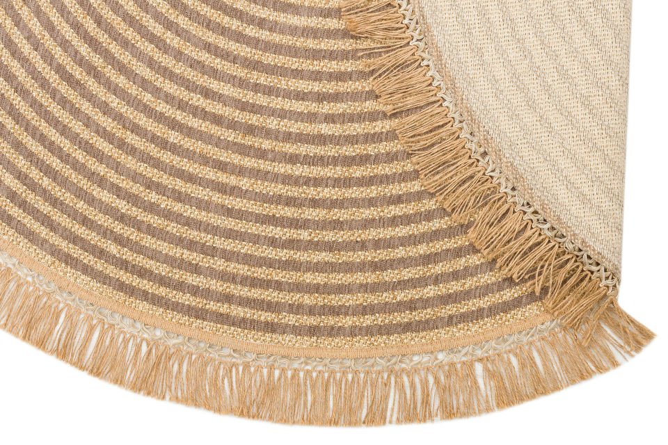 BROOKLYN BRK 07 GREY Q  Hasır Görünümlü Kaymaz Renkli Dokuma Modern Kilim