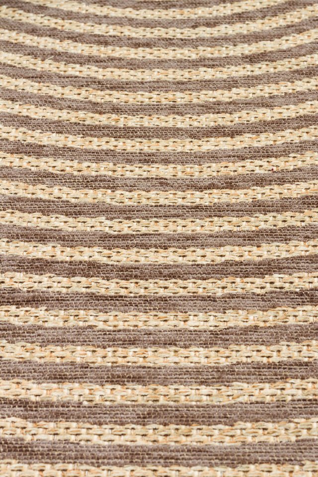 BROOKLYN BRK 07 GREY Q  Hasır Görünümlü Kaymaz Renkli Dokuma Modern Kilim