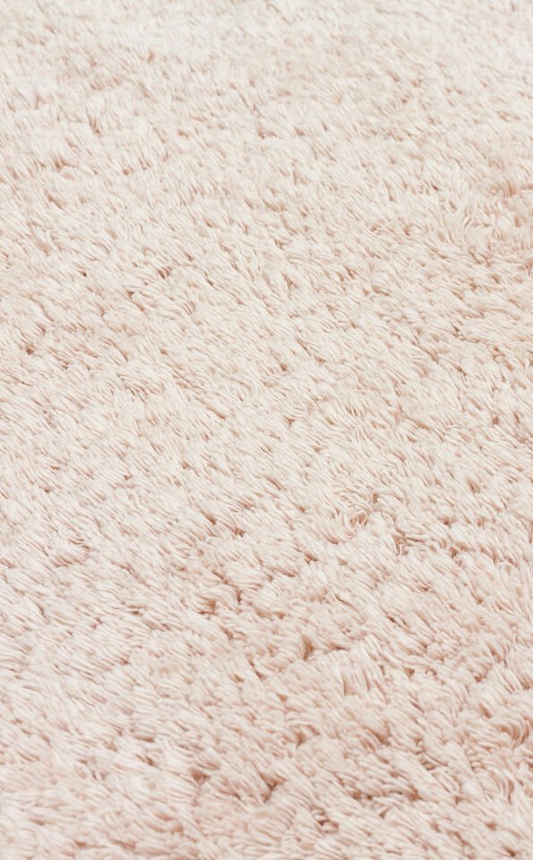COTTON CBN PLAIN BEIGE Q  Yıkanabilir Kaymaz Tabanlı Naturel Pamuk Bebek Halısı