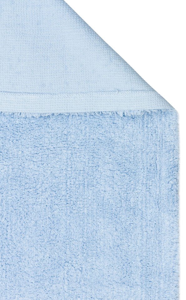 COTTON CBN PLAIN BLUE  Yıkanabilir Kaymaz Tabanlı Naturel Pamuk Bebek Halısı