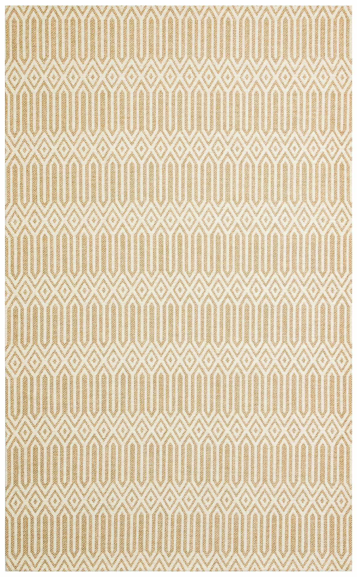 BROOKLYN BRK 10 NATURAL IVORY  Hasır Görünümlü Kaymaz Renkli Dokuma Modern Kilim