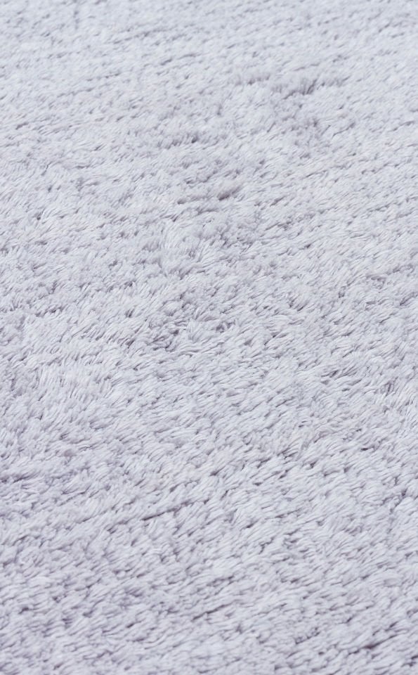 COTTON CBN PLAIN GREY Yıkanabilir Kaymaz Tabanlı Naturel Pamuk Bebek Halısı