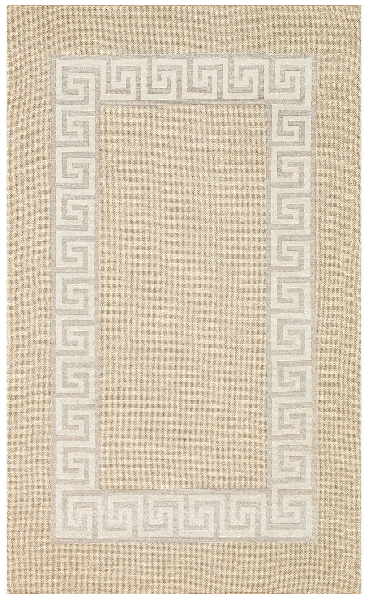 BROOKLYN BRK 11 NATURAL WHITE  Hasır Görünümlü Kaymaz Renkli Dokuma Modern Kilim