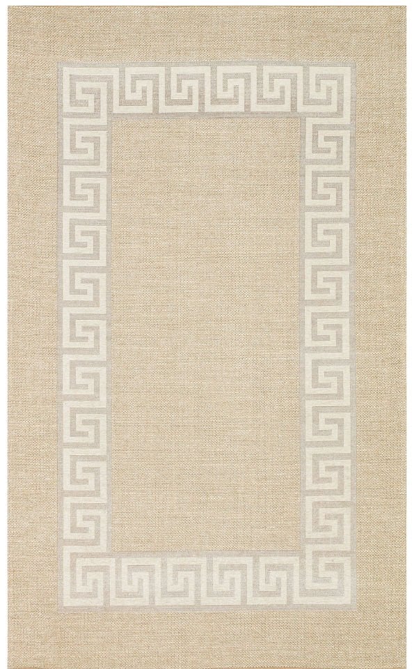 BROOKLYN BRK 11 NATURAL WHITE  Hasır Görünümlü Kaymaz Renkli Dokuma Modern Kilim