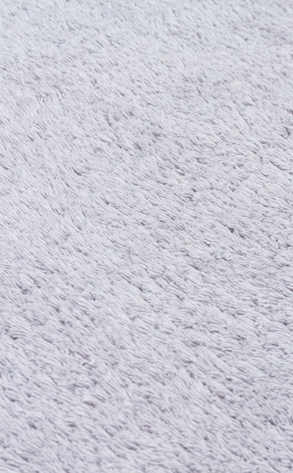 COTTON CBN PLAIN GREY Q Yıkanabilir Kaymaz Tabanlı Naturel Pamuk Bebek Halısı