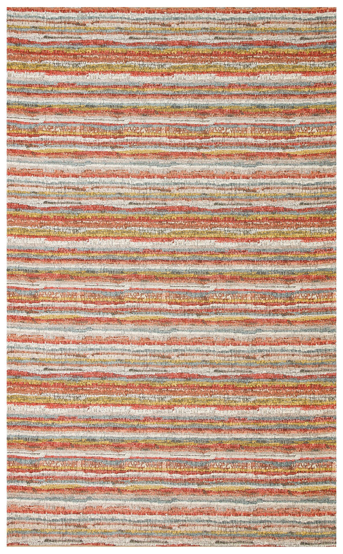 BROOKLYN BRK 12 MULTY  Hasır Görünümlü Kaymaz Renkli Dokuma Modern Kilim