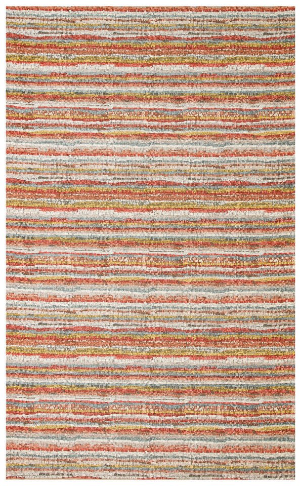 BROOKLYN BRK 12 MULTY  Hasır Görünümlü Kaymaz Renkli Dokuma Modern Kilim