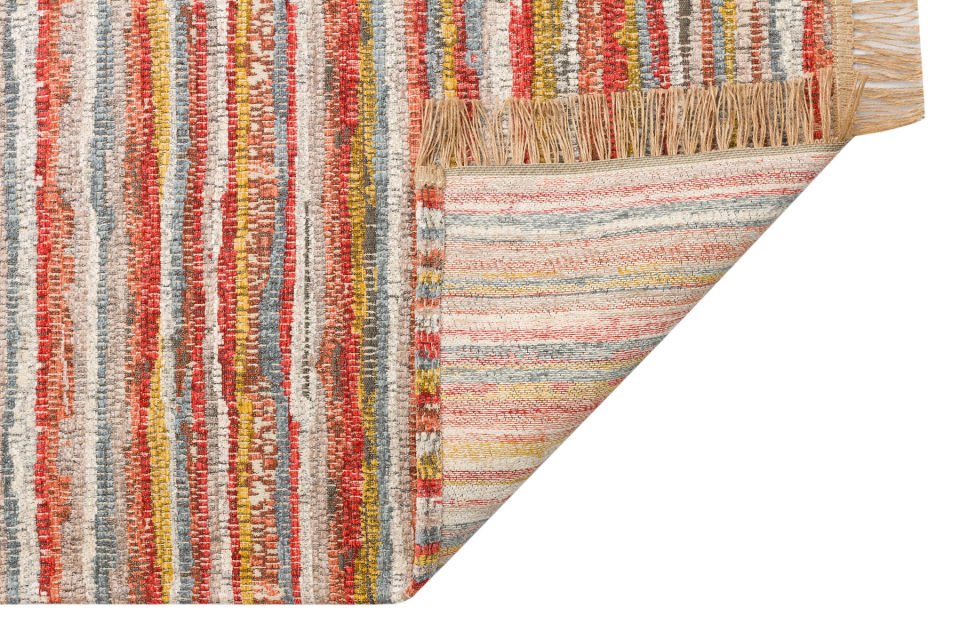 BROOKLYN BRK 12 MULTY  Hasır Görünümlü Kaymaz Renkli Dokuma Modern Kilim