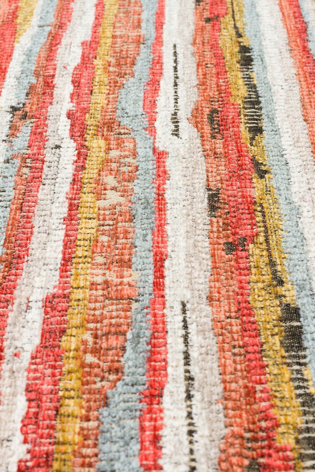 BROOKLYN BRK 12 MULTY  Hasır Görünümlü Kaymaz Renkli Dokuma Modern Kilim