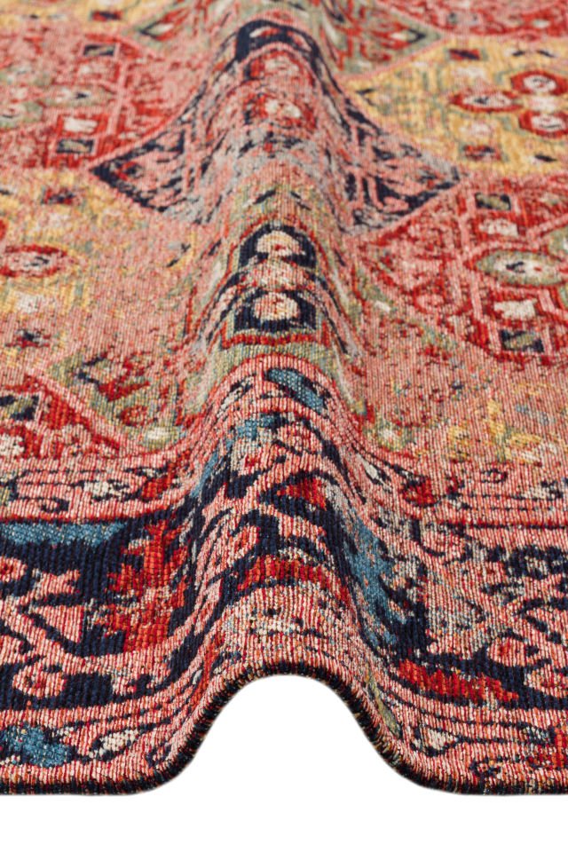 ANADOLU AND 01 MULTY Anadolu Antik Desenli Yıkanabilir Kaymaz Tabanlı Etnik Kilim