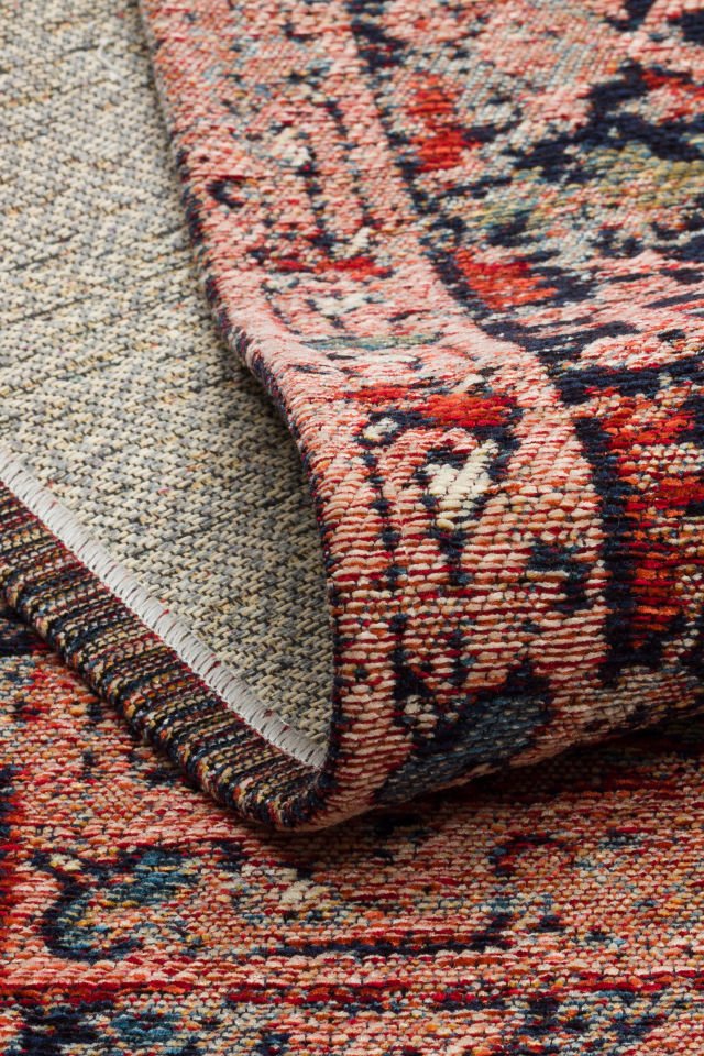 ANADOLU AND 01 MULTY Anadolu Antik Desenli Yıkanabilir Kaymaz Tabanlı Etnik Kilim