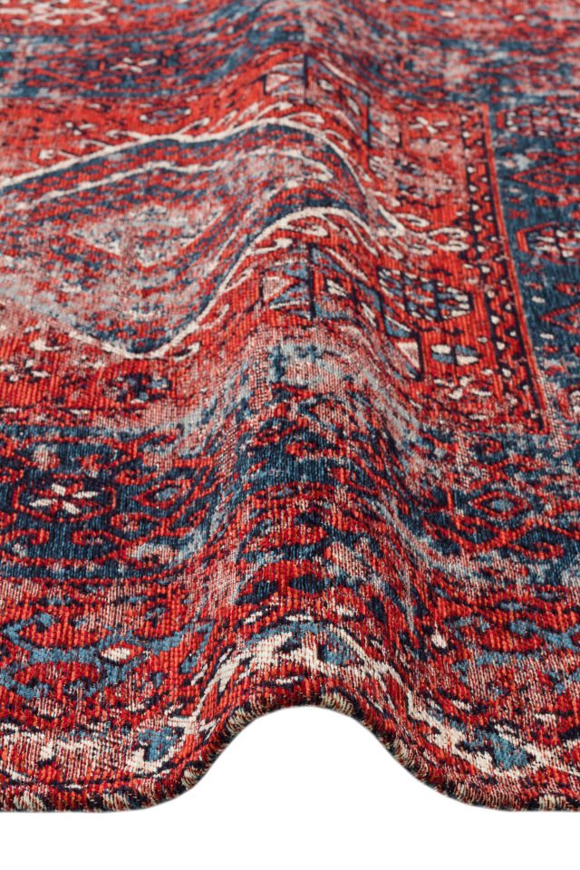 ANADOLU AND 02 MULTY Anadolu Antik Desenli Yıkanabilir Kaymaz Tabanlı Etnik Kilim