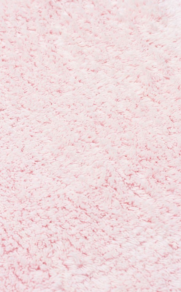 COTTON CBN PLAIN POWDER Q Yıkanabilir Kaymaz Tabanlı Naturel Pamuk Bebek Halısı