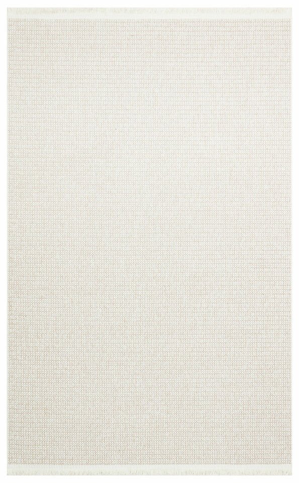 MOTTO MOT PLAIN BEIGE Yumuşak Tuşeli Örgü Dokuma Modern Makine Halısı
