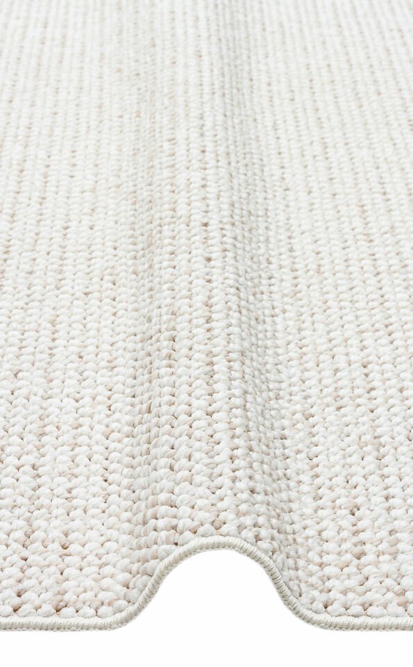 MOTTO MOT PLAIN BEIGE Yumuşak Tuşeli Örgü Dokuma Modern Makine Halısı
