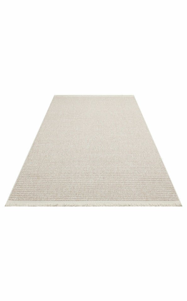 MOTTO MOT PLAIN BEIGE Yumuşak Tuşeli Örgü Dokuma Modern Makine Halısı
