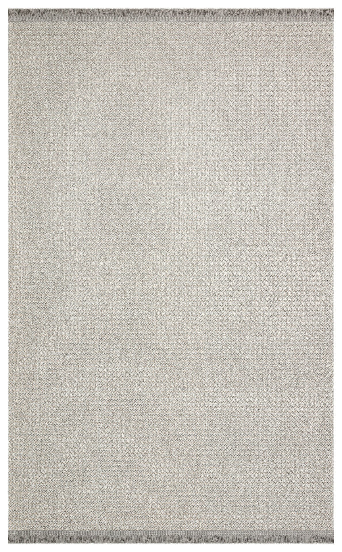 MOTTO MOT PLAIN GREY Yumuşak Tuşeli Örgü Dokuma Modern Makine Halısı