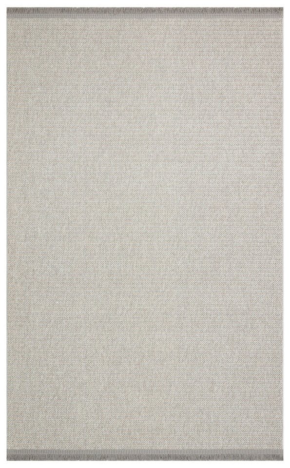 MOTTO MOT PLAIN GREY Yumuşak Tuşeli Örgü Dokuma Modern Makine Halısı