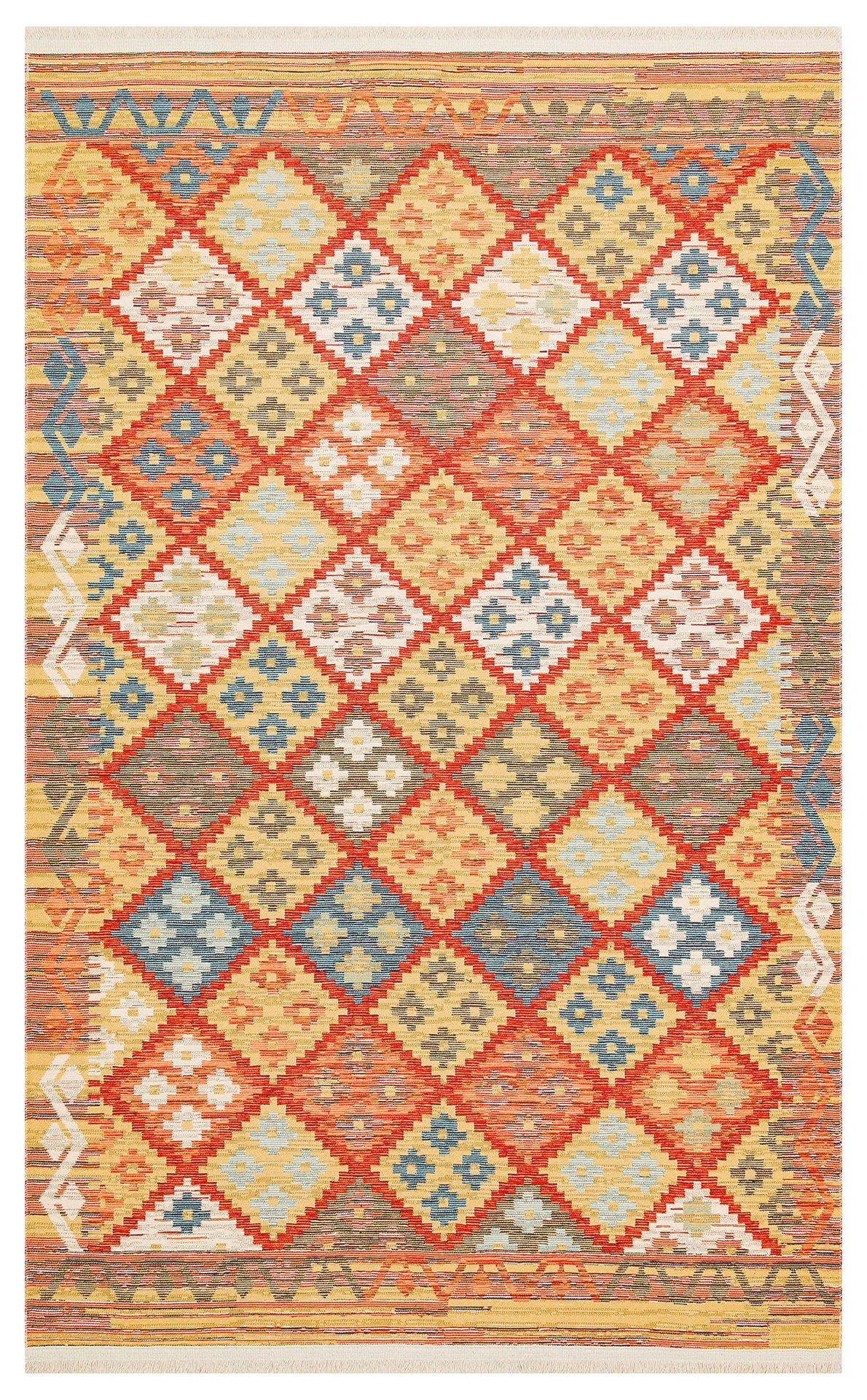 NOMAD NMD 05 TERRA Çift Taraflı Kullanıma Uygun Yıkanabilir Otantik Kilim