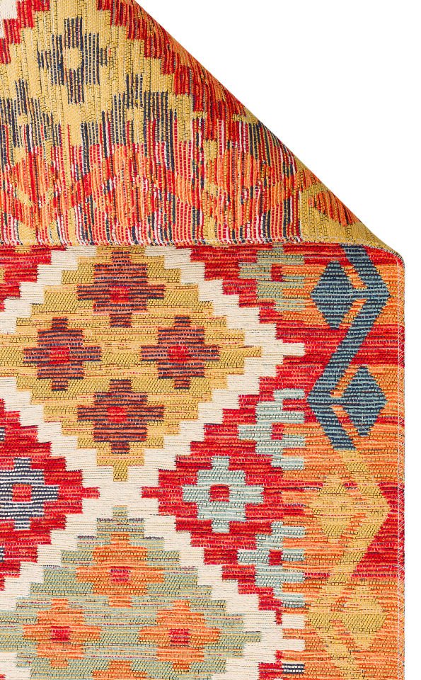 NOMAD NMD 05 TERRA Çift Taraflı Kullanıma Uygun Yıkanabilir Otantik Kilim