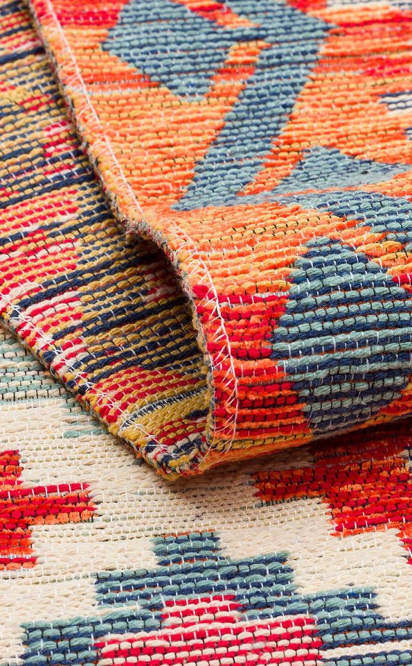 NOMAD NMD 05 TERRA Çift Taraflı Kullanıma Uygun Yıkanabilir Otantik Kilim
