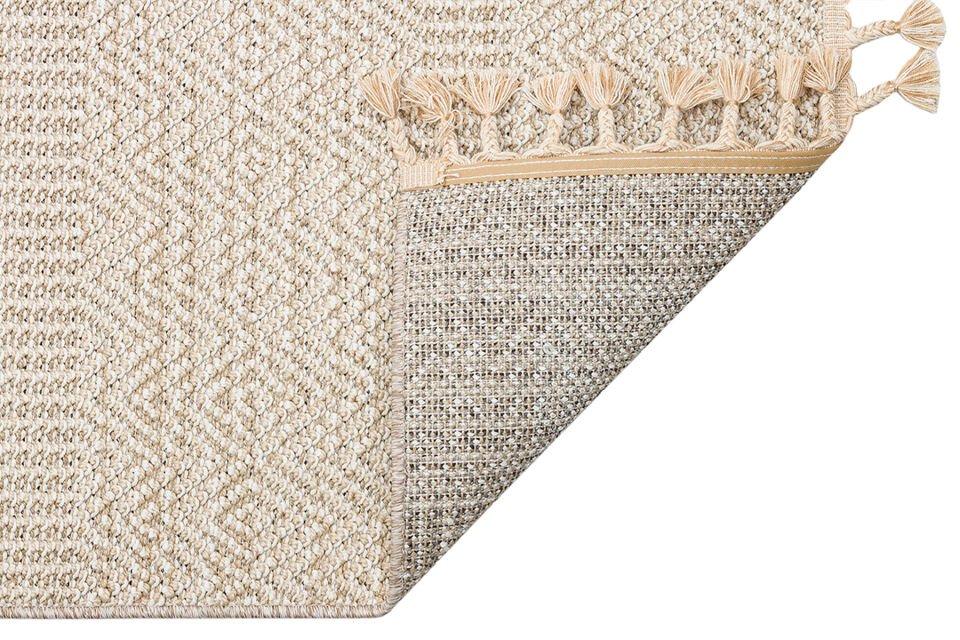 SOHO SH 01 BEIGE Hav Toz Vermez Hasır Dokuma Modern Makine Halısı