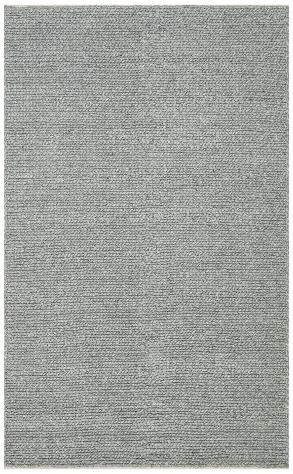 JADE BASKETWEAVE GREY  Naturel Kazak Örgü Desenli El Dokuma Örgü Halı