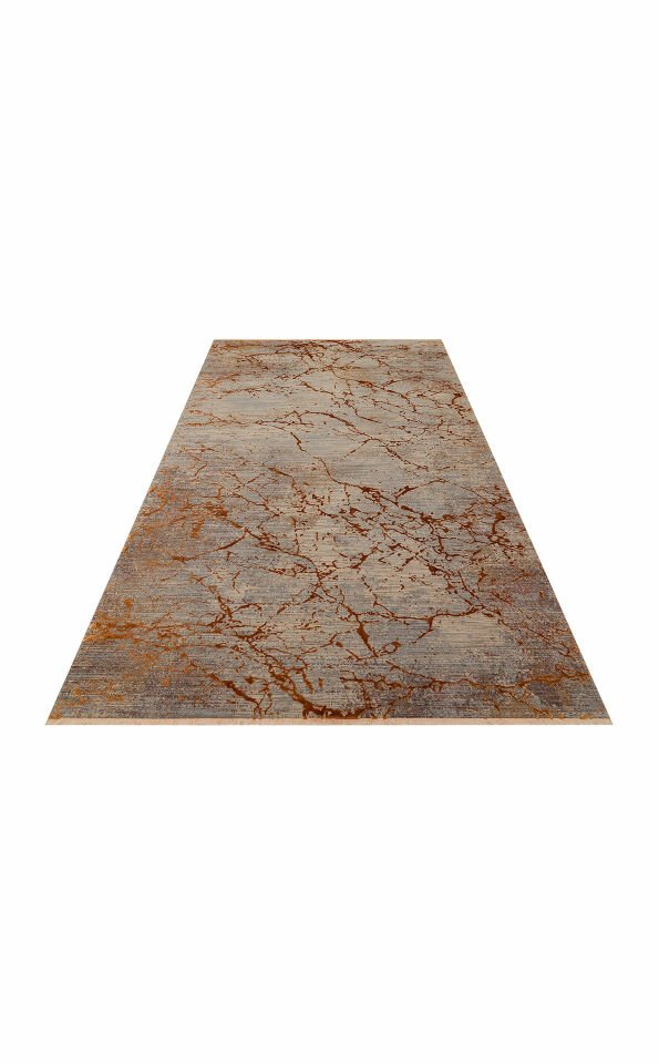 LAPAZ LPZ 01 COPPER Yüksek Alçak Dokulu Yüksek Kaliteli Sık Dokuma Modern Salon Halısı